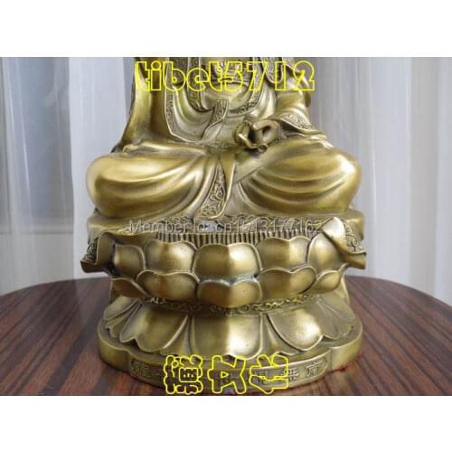 Tibetan Buddhist bronze Healing Medicine buddha statue statue with lotus bass 26 cm Bronze Finish Buddha Healing Statue