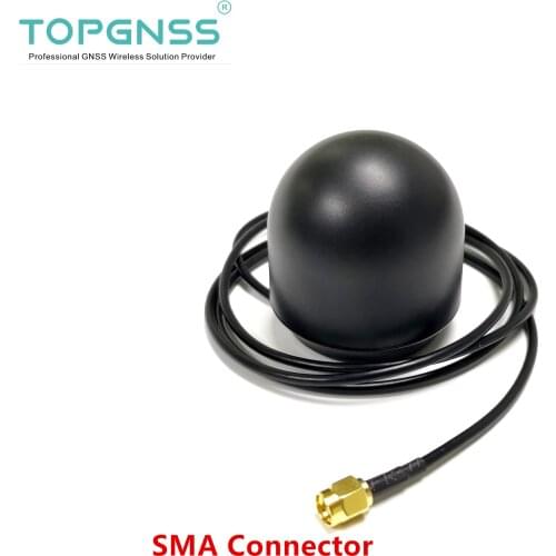 TOPGNSS RTK antenna SMA-J cable 1meter GPS BDS GLONASS GALILEO ,QZSS RTK drone RTK handheld receiver spiral helix GNSS antenna