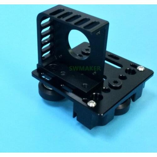 V-Slot Openbuilds X-axis slider aluminum plate + timing belt buckle + wheel +Motor bracket for 2020 profile Titan Aero Extruder