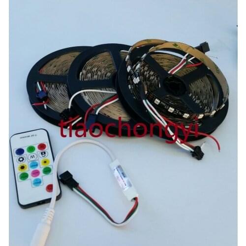 WS2812B 5050 RGB LED Strip 150 300 Leds 144 60 30LED/M Individual Addressable 5V