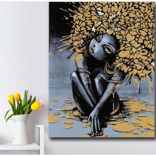 Wxkoil Art Wall Art Graffiti Pop Sexy Girl IV Bedroom Decor Wall oil Painting Print Nice Wall Picture For Living Room No Framed