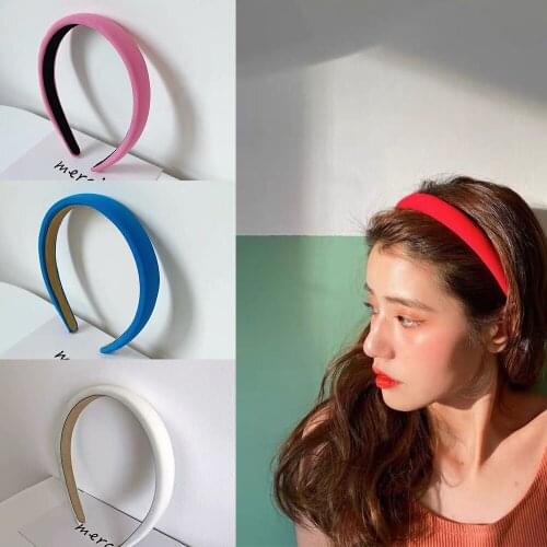 1PCS Women Lady Girl 3cm Wide Headband Hair Band Headwear Hairbands Boutique Hair Hoops Non-slip Hair Accessories Decoration New