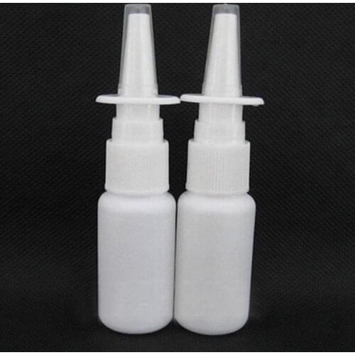 2Pcs 10ml Refillable Spray Bottles Travel Empty Plastic Nasal Spray Perfume Bottle Atomizer Mist Nose Small Spray Bottle Safety