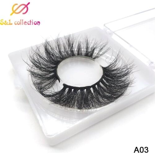 25mm Lashes 3D Mink Lashes 100% Cruelty free Mink Eyelashes 25mm False Eyelashes Makeup Dramatic Long Thick Eyelashes
