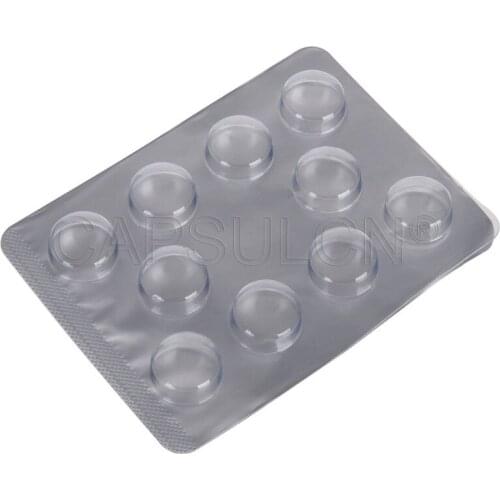 3000 pcs/ carton, Blister Packing Sheet for 14.5mm Tablets with 10 holes