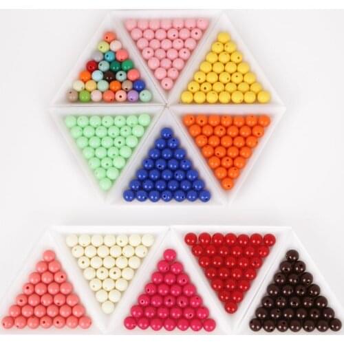 50-200pcs Acrylic Loose Spacer Beads Fits for Handmade DIY Jewelry Craft Supplies Garment Handcraft Accessories Sewing Supplies
