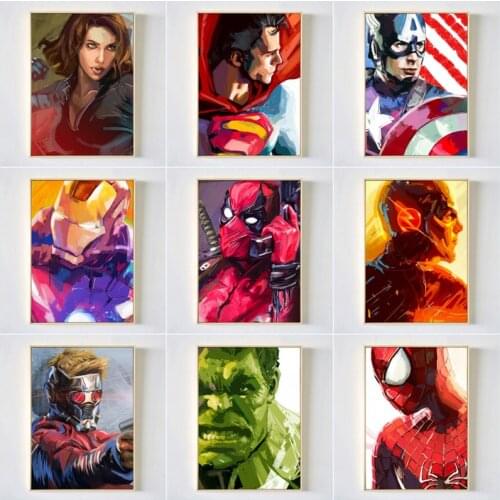 Disney Full Round Drill 5D Diamond Painting Marvel Hero Avengers Diamond Embroidery Cross Stitch Home Decor