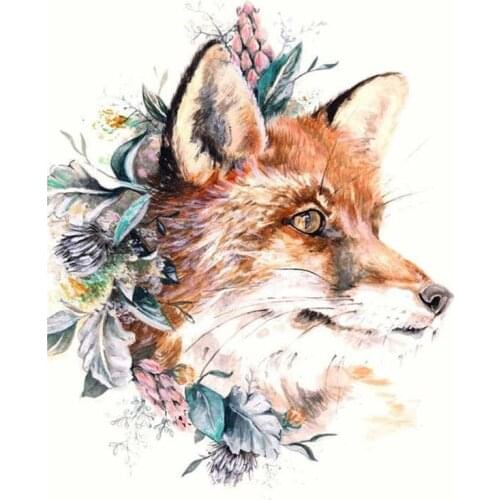 Diamond Mosaic Animals 5D DIY Paint With Diamond Painting Fox Full round/Square Drill Decor Home Picture Of Rhinestone