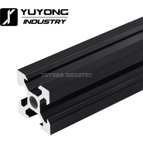 2020 Black Anodized Smooth without cratch Al6063 v-slot rail aluminum profile on DIY 3D printer and engraving machine