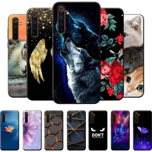 Case For Realme 6 Case Realme 6i Silicone Phone Cover For OPPO Realme 6 6i 6Pro Soft TPU Shockproof Case For Realme 6 Pro Bumper