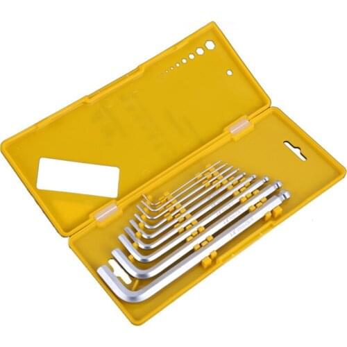 Carbon Steel Double-End Screwdriver Hex Set Spanner Allen Key Hexagon Flat Ball Torx Star Head Wrench Hand Tool kit New