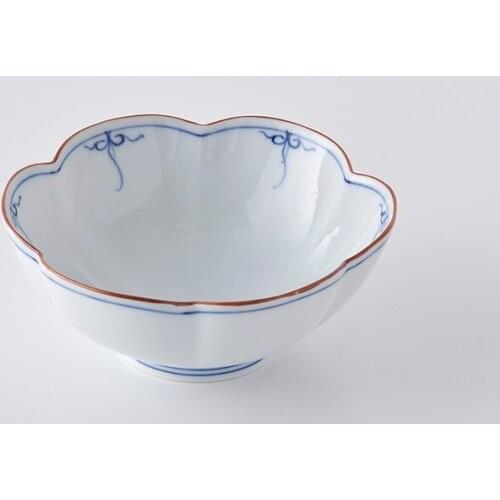 Burning hand-painted wreaths all platycodon grandiflorum grain type camellia small ceramic bowl enough but Lin kiln