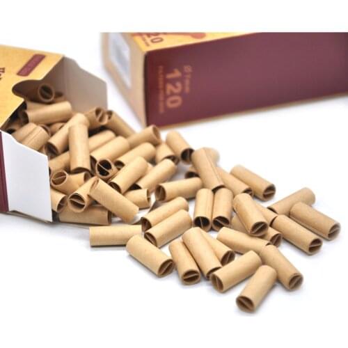HORNET DANGER 120x /100x Pre Rolled Natural Unrefined Cigarette Filter Rolling Tips 7MM Rolling Filter