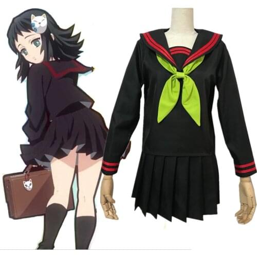 Demon Slayer:Kimetsu No Yaiba Kamado Nezuko / Makomo JK Dress Cosplay Costume