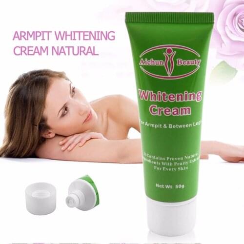 Aichun Armpit Whitening Cream Natural Formula Underarm Privite Parts Skin Whitening Massage Cream Legs Knee Whitening