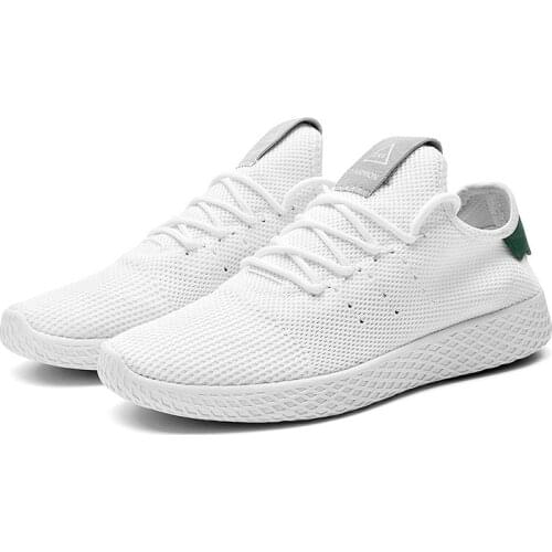 Summer Breathable Running Shoes Men Sneakers Male Sports Shoes Men Sport Shoes White Buty Meskie Footwear Walking Trainers B-204