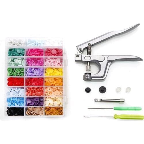 1 Set Metal Press Pliers Tools T5 Plastic Used for T3 T5 T8 Comb Button Closure Snap Hand Pliers Tools And Accessories Set