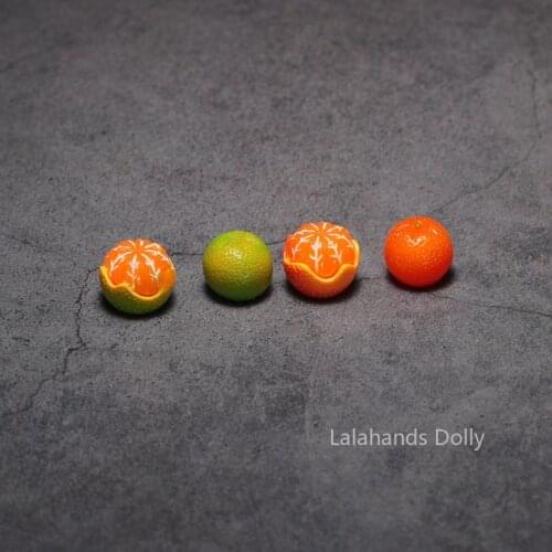 Doll House Mini Orange Model Miniature Food Play DIY Small Kitchen Supermarket Toy Accessories