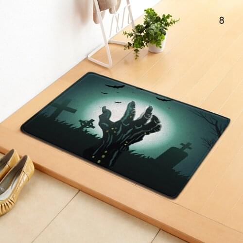 Cartoon Printed Doormat Multi-purpose Absorbent Non-Slip Blanket Front Door Decoration for Kitchen Bedroom Bathroom B99