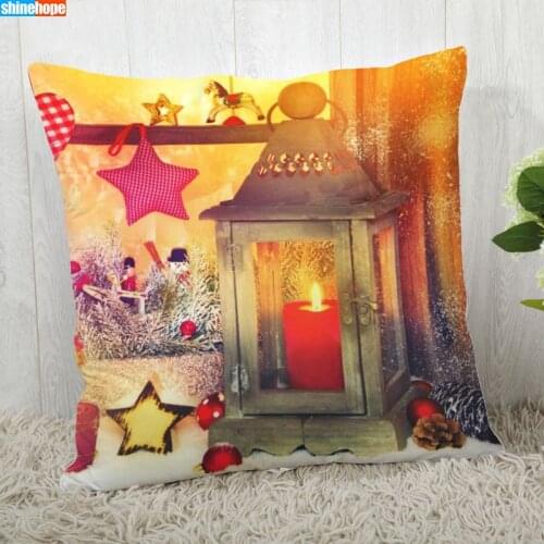 Pillow Cover Customize Merry Christmas Pillowcase Modern Home Decorative Pillow Case For Living Room 45X45cm,40X40cm A2020.9.3
