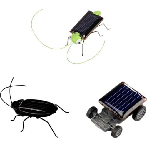 Novelty Creative Gadget Solar Power Robot Insect Car Spider For Childrens Christmas Toys Gifts Festival Solar Novelty toys boy