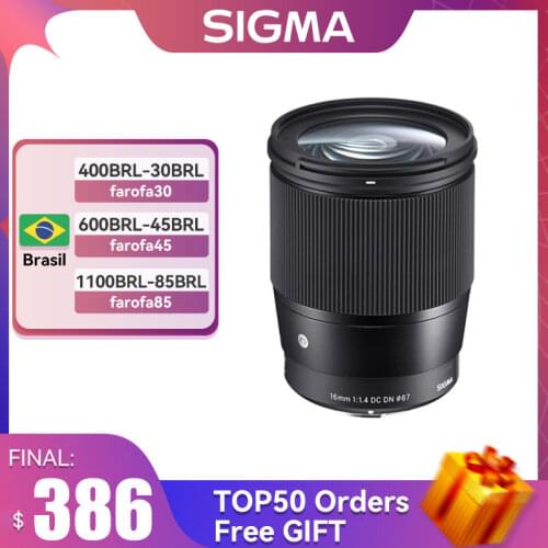 Sigma 16mm f1.4 DC DN Large aperture fixed focus AUTOfocus portrait lens Mirrorless camera lens for Canon SONY