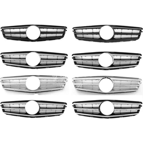 Front Grille Grill For Mercedes Benz W204 C Class C180 C250 C300 C350 2008-2014