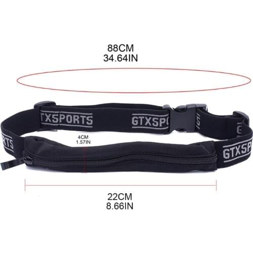Outdoor Sports Waistband Running Belt Waist Bag for Phone Holder Small Objects Portable Storage Pocket Pouch for Walking F2TC