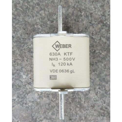 Fuses: 630A KTF NH3 500V 120KA gL