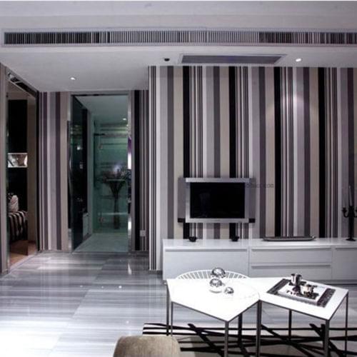 Q QIHANG High Quality Modern Minimalist Vertical Stripes Wallpaper Roll 0.53m*10m=5.3m2
