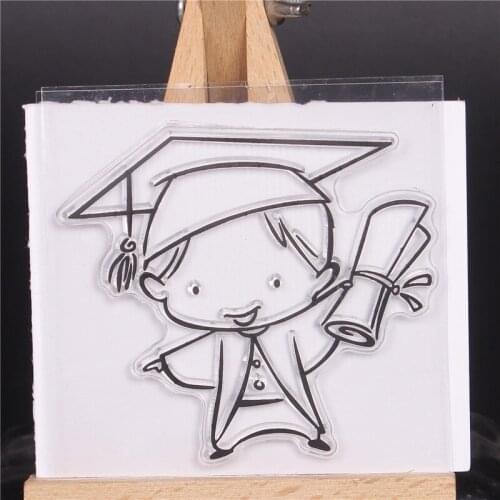 Rubber Silicone Clear Stamps For Scrapbooking Tampons Transparents Seal Background Stamp Card Making Diy Boy