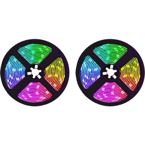 RGB LED Strip Lights Color Changing Music Sync Color for Decoration Home Party 20M Strip Lights with Remote