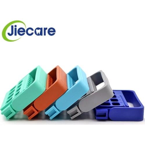 1 PC Five Colors Dental Endo Ruler for Root Canal Files Holder 16 Holes Drills Film And Reamer Dentist Tools Free Shipping