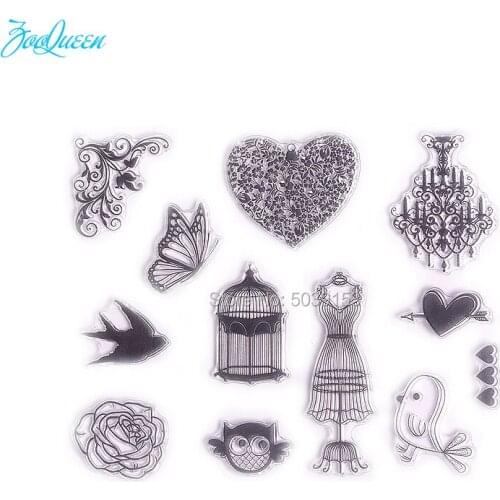Wedding transparent clear stamp for DIY Scrapbooking/Card Making/Sewing Fabric Cloth/Stamp set stationery Art Supply Decorations