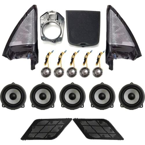 LED light front tweeter for BMW G01 center dashboard speaker upgrade for Bowers Wilkins rear handle twitter door panel speaker