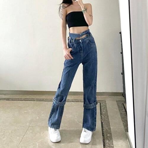 Широкие джинсы Yizlo China At AliExpress