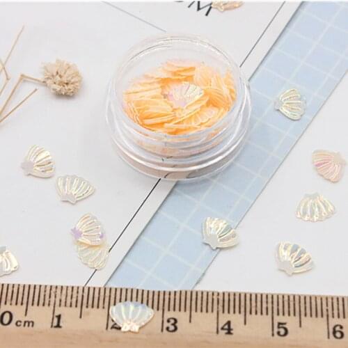 1box 3D Holographic Shell Natural Flakes on Nails Sparkly Nail Art Decoration Slices DIY AB Fragment Flake Manicure Shell 145