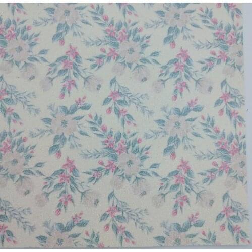 1PC 21X29CM Printed Synthetic Leather Faux Leather Sheets Printed Glitter PU Leather For Making Bows and Other Accessories3S37A