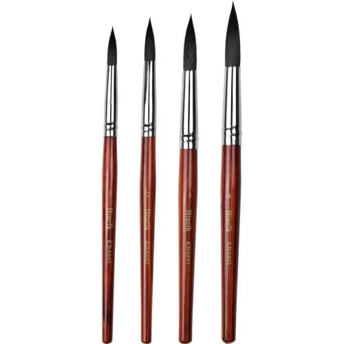 1PC KBA645 High Quality Squirrel Mix Hair Wooden Handle Watercolor Artist Art Supplies Paint Brush Pen For Drawing Painting