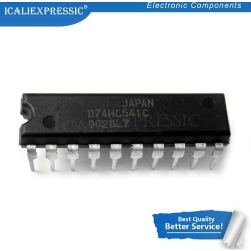 10PCS SN74HC541N DIP20 HD74HC541P SN74HC541 DIP 74HC541N DIP-20 74HC541
