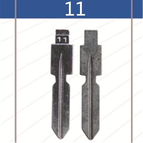 2 Pcs Uncut Replacement Car key blade for MERCEDES BENZ 126 124 W140 S320 Key No.11 Car Key HU39 Blade