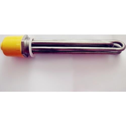 6 kW, 220/380V, DN40(47mm). Heatpart Length 300mm SS304 Terminals Water Boiler/Tank Flange Heating Element 3U Shaped Tube Heater