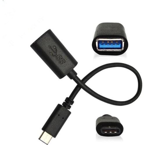 A Ausuky USB 3.0 Type C OTG Adapter Type C To Female OTG Cable For Nexus 5X Nexus 6P Zuk Z1 Xiaomi 4C 5 -25