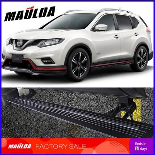 Car Accessories High quality aluminium alloy Automatic scaling Electric pedal side step running board for X-Trail