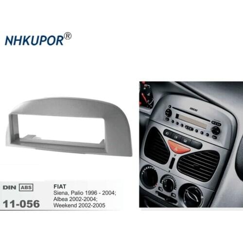 1 Din Car Radio Fascia For FIAT Siena/Palio 1996-2004/Albea/Weekend Stereo Dashboard Holder Trim Installation Frame Kit Bezel