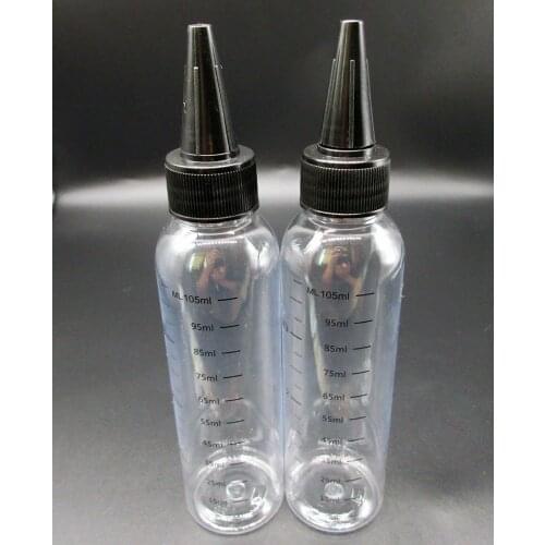 30pcs twist off cap bottle 120ml(105ml scale)empty liquid bottle,unicorn bottle with Graduation,screen printing ,Unicorn