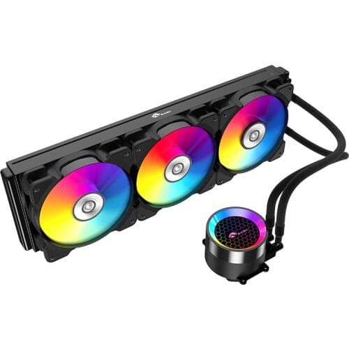 Bykski PC water cooling kit CPU integrated processor cooler Radiator fan 120mm 240mm 360mm computer cold row B-FRD360-RBW