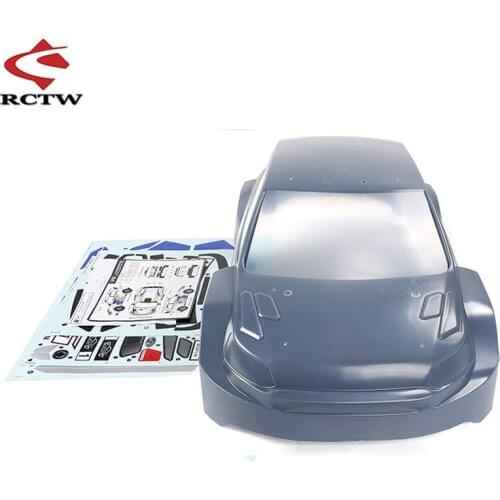 RC Car Body Shell Cover with Decal Sticker for 1/5 ROVAN ROFUN RF5 WRC 4WD Rally MCD Truck Spare Toy Upgrade Parts