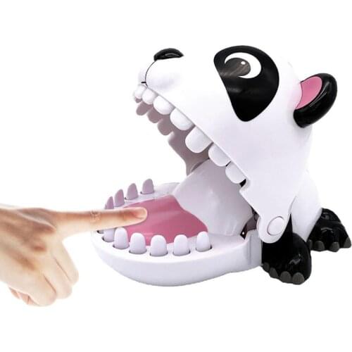 Children Cute Panda Mouth Dentist Bite Finger Game Novelty Jokes Kids Family Trick Funny Party Game For Kids Adults