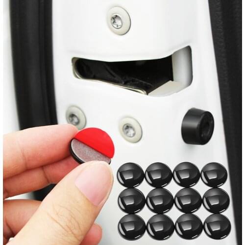 Car Door Lock Screw Protector Cover Sticker Car Accessories for Renault Duster Clio DACIA 3 Twingo Logan Sandero Modus